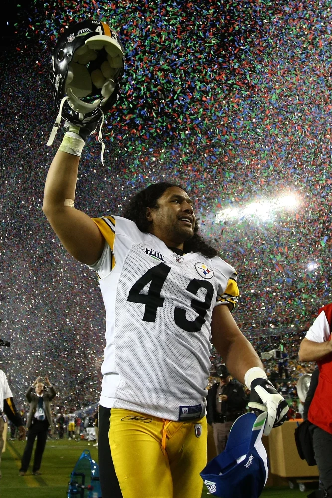 Pittsburgh Steelers Player Troy Celebrated Super Bowl XLIII Win 