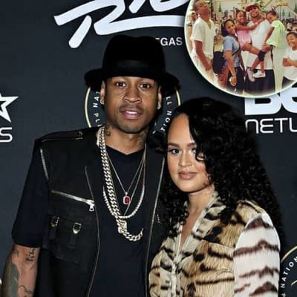 Alllen Iverson wife and himself