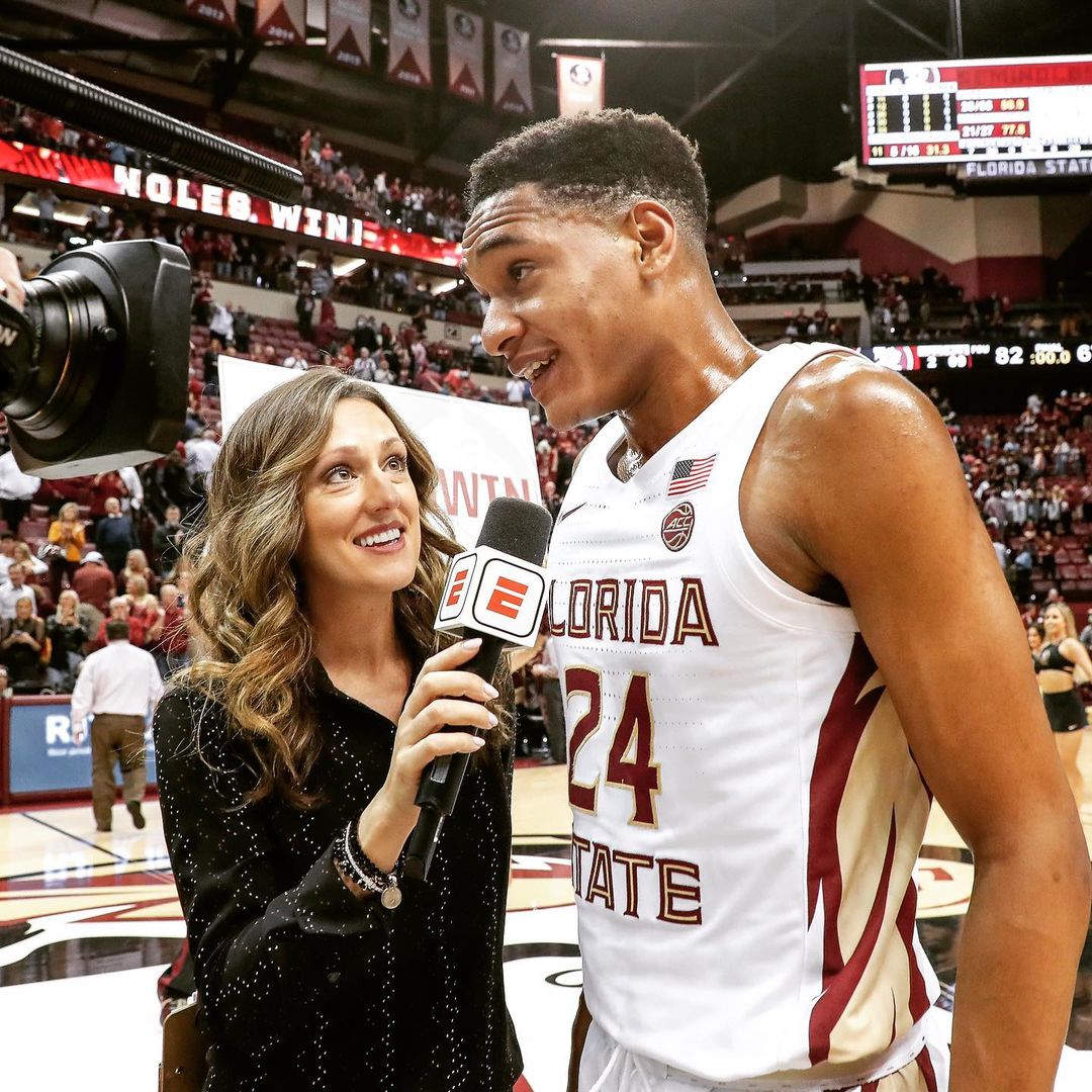 Allison Williams Interviewing Devin Vassell