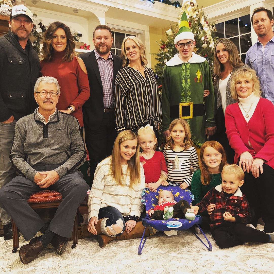 Allison Williams With Her Family Celebrating Christmas