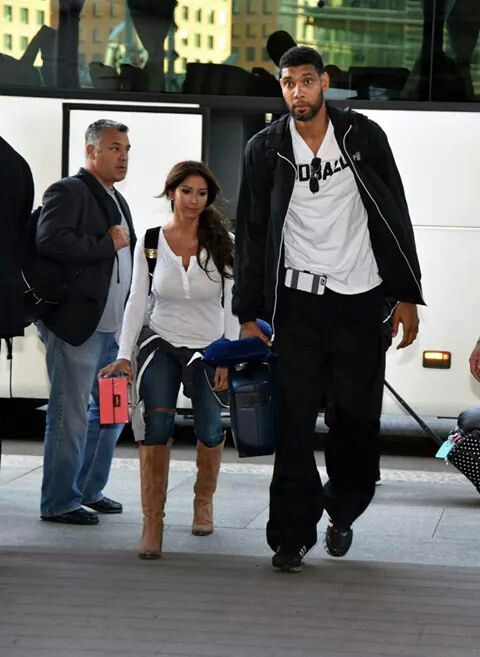 Tim Duncan and girlfriend Vanessa Macias