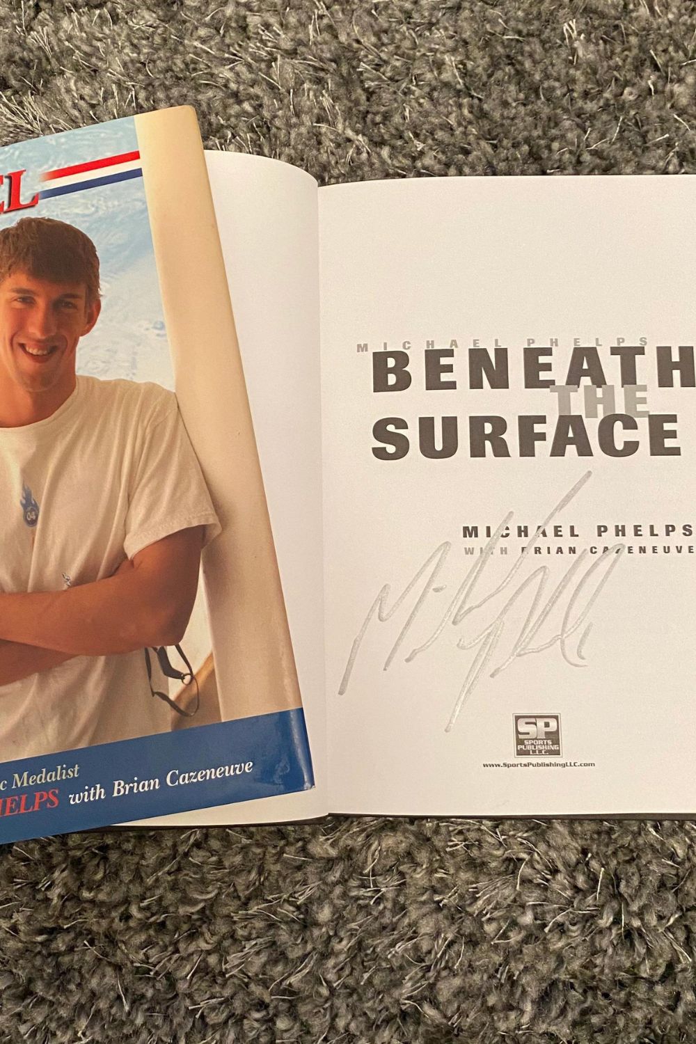 Beneath The Surface Book Authored By Michael Phelps