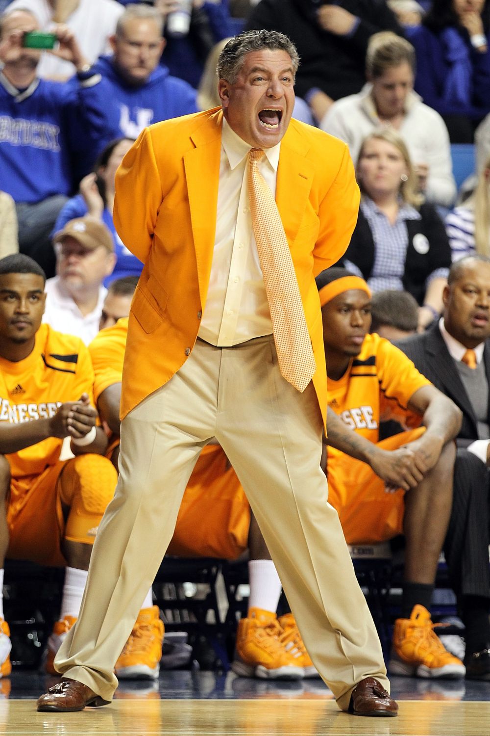 Bruce Pearl In Orange Court