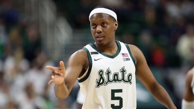 Cassius Winston on the basketball court (Source: 247 Sports)