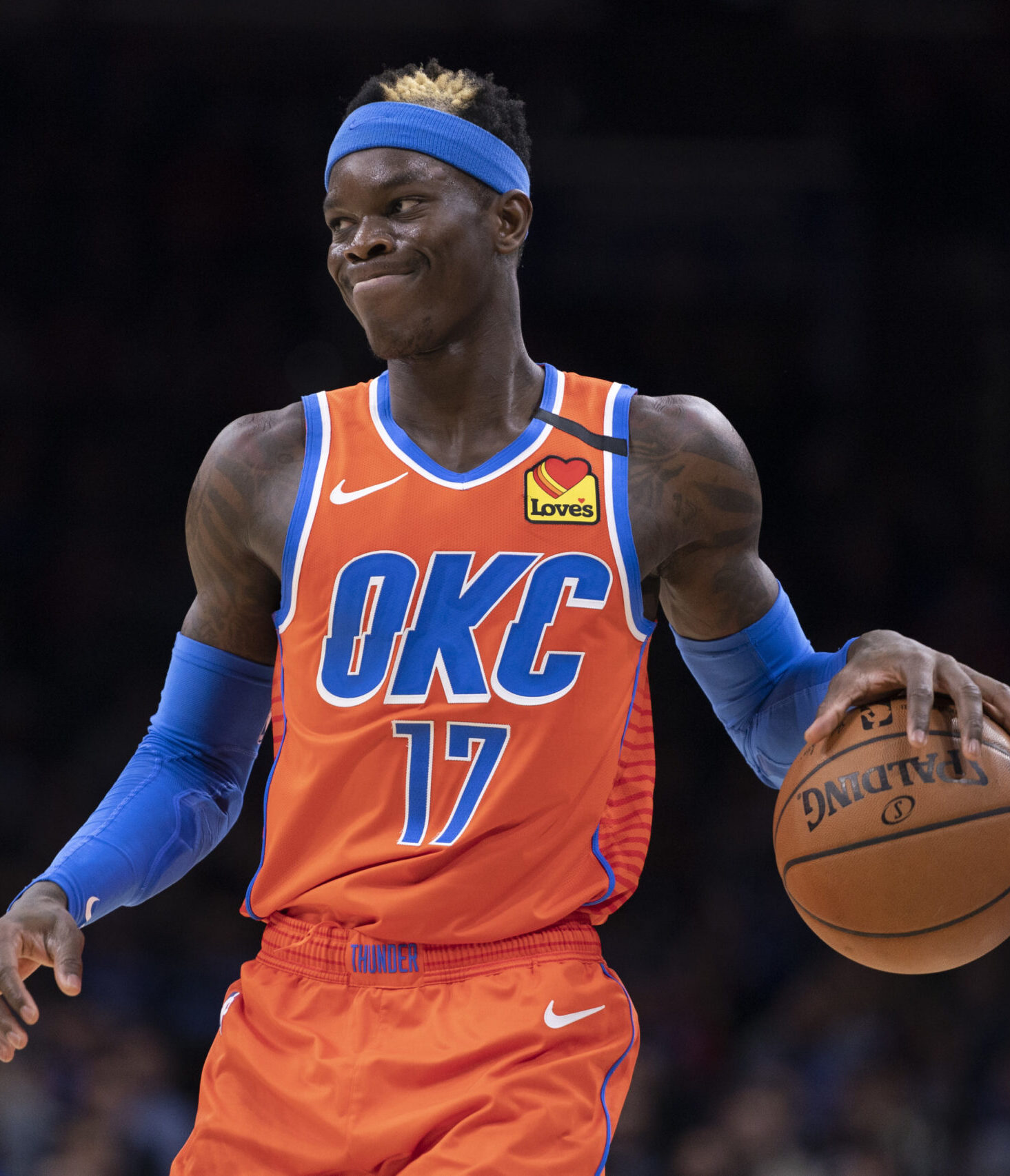 Dennis Schroder with the Oklahoma City Thunder (Source: Thunderous Intentions)