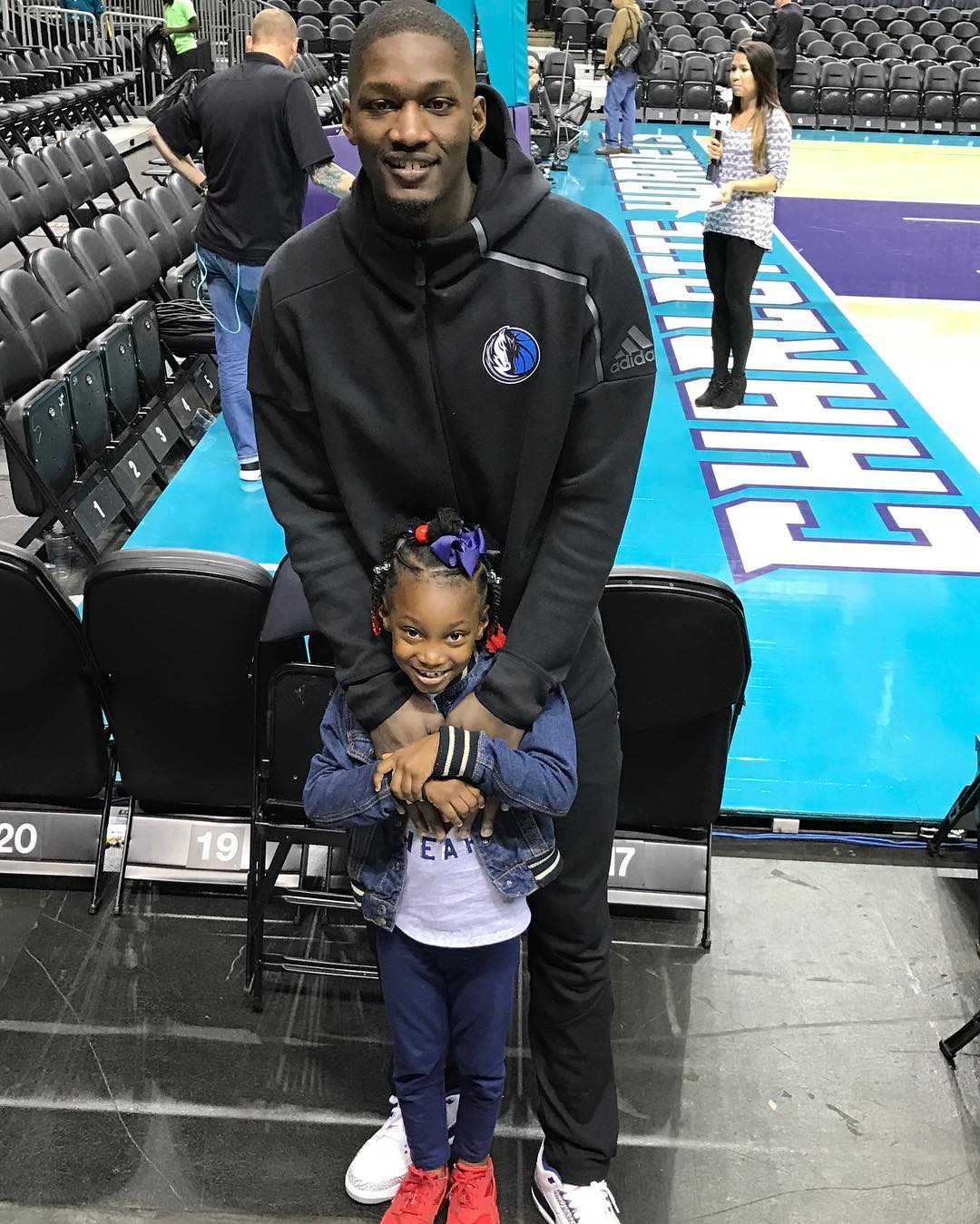 Dorian Finney-Smith With His Daughter