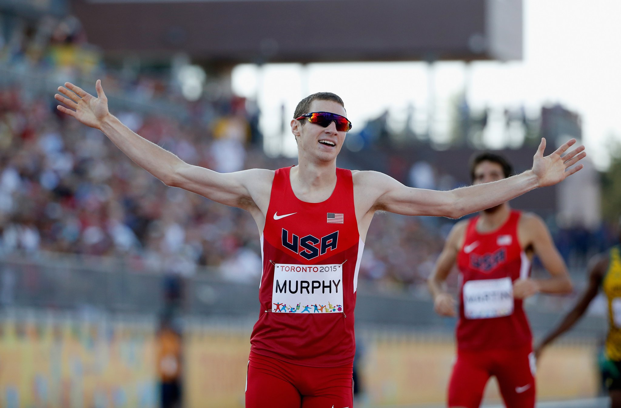 Murphy Celebrating After Winning NCAA 1500M Title 