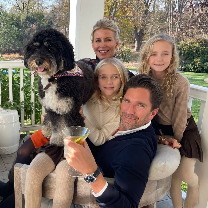 Henrik Lundqvist With His Family