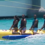 Ibiza Vacation Trio, Chris Paul With LeBron James & Dwayne Wade