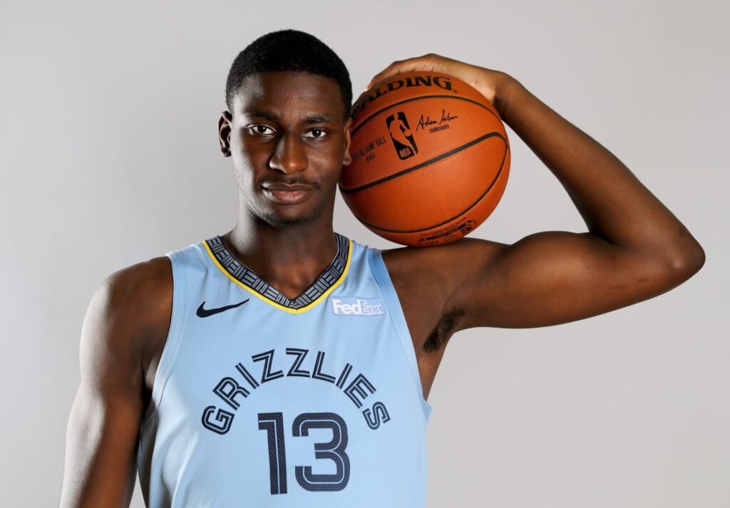 Jaren Jackson Jr. playing for Memphis Grizzlies