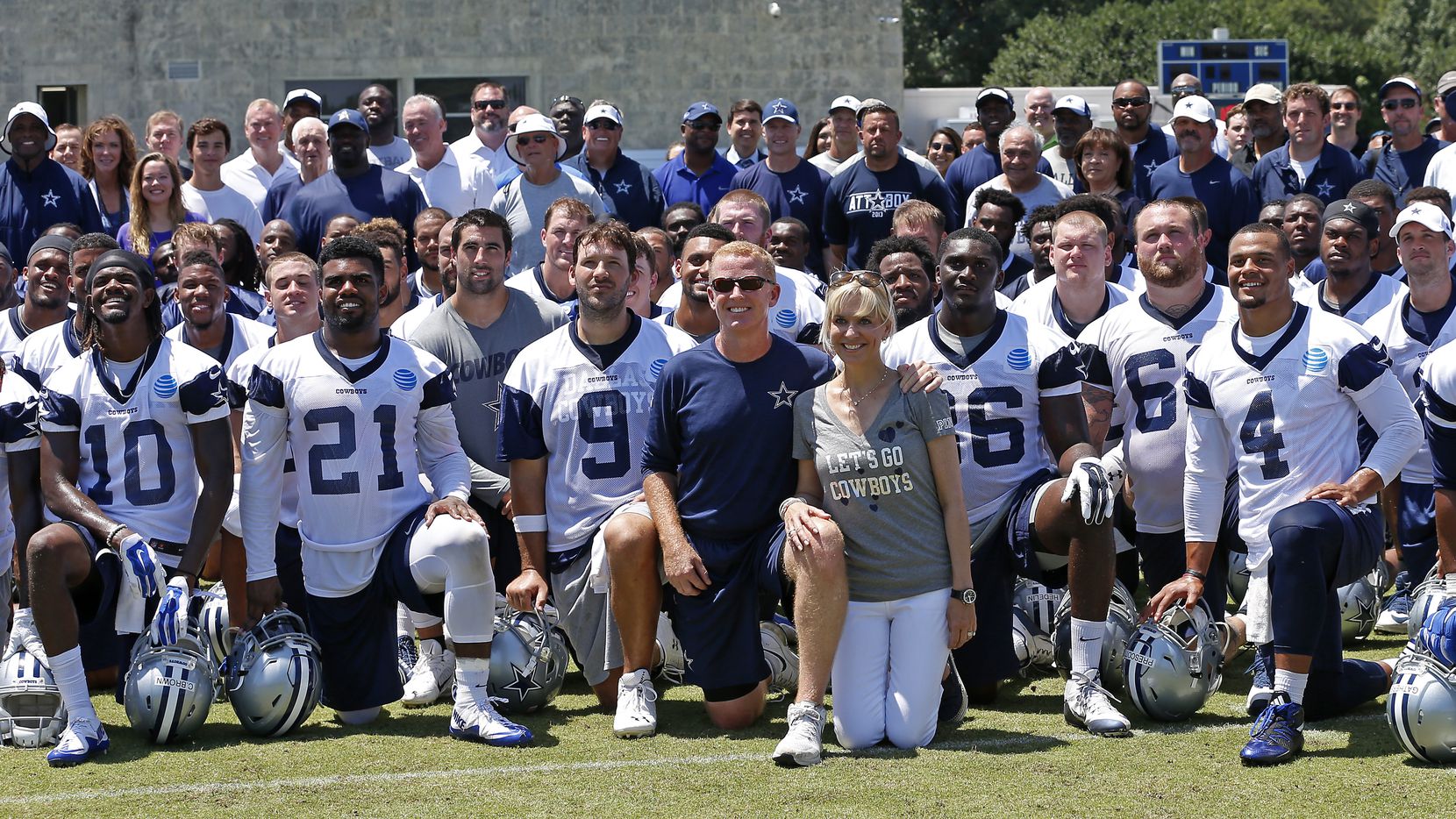 Jason And His Wife With The Dallas Cowboys Football Team