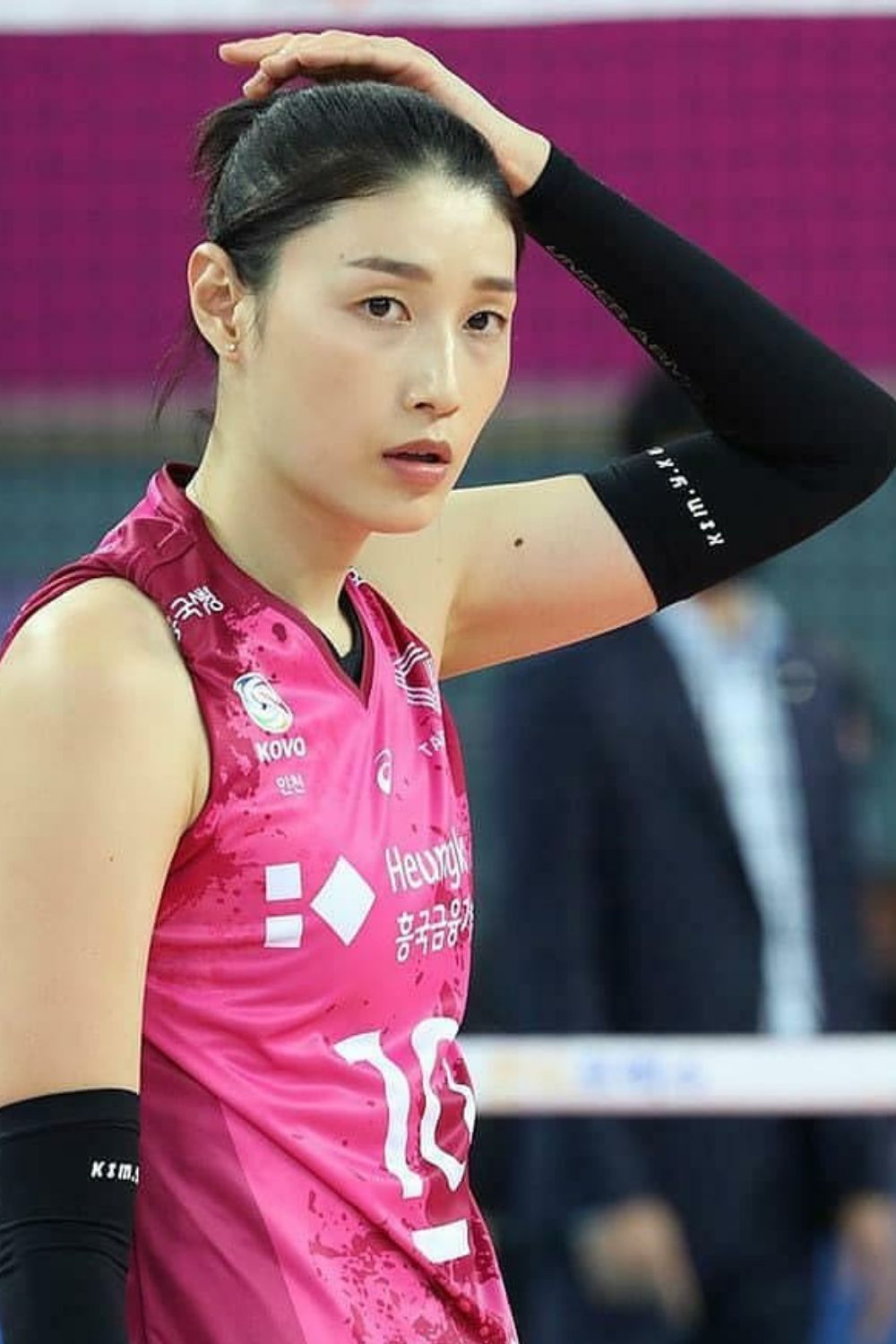 Kim Yeon-Koung During The Match