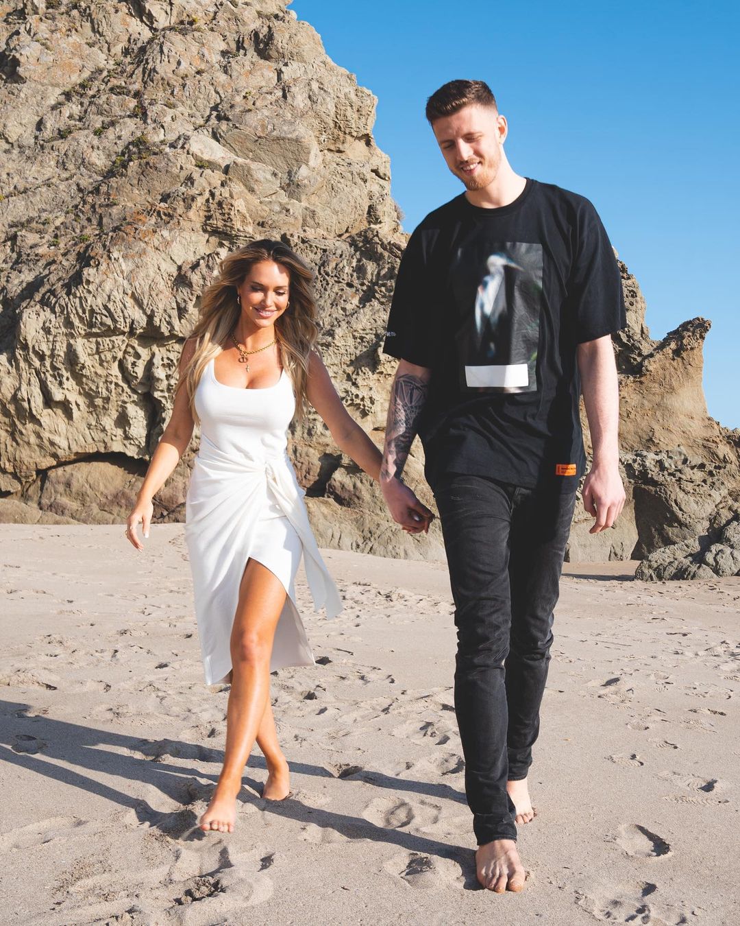 Isaiah Hartenstein and Kourtney Kellar Share Details from Their