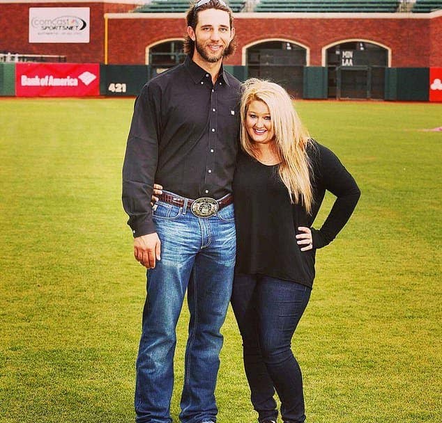 Madison Bumgarner With His Wife
