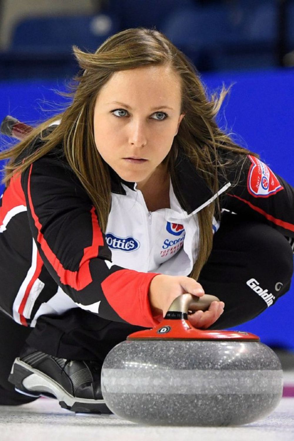 Rachel While Curling (The Toronto Star)