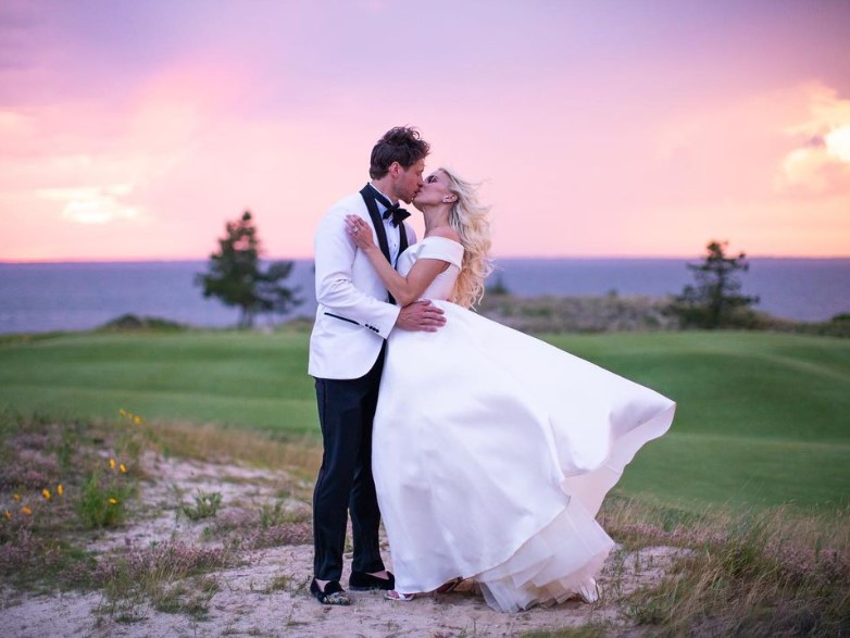 Sydney And Matt At Their Wedding