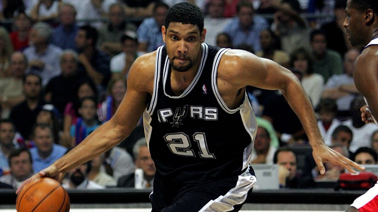 Tim Duncan in black jersey 