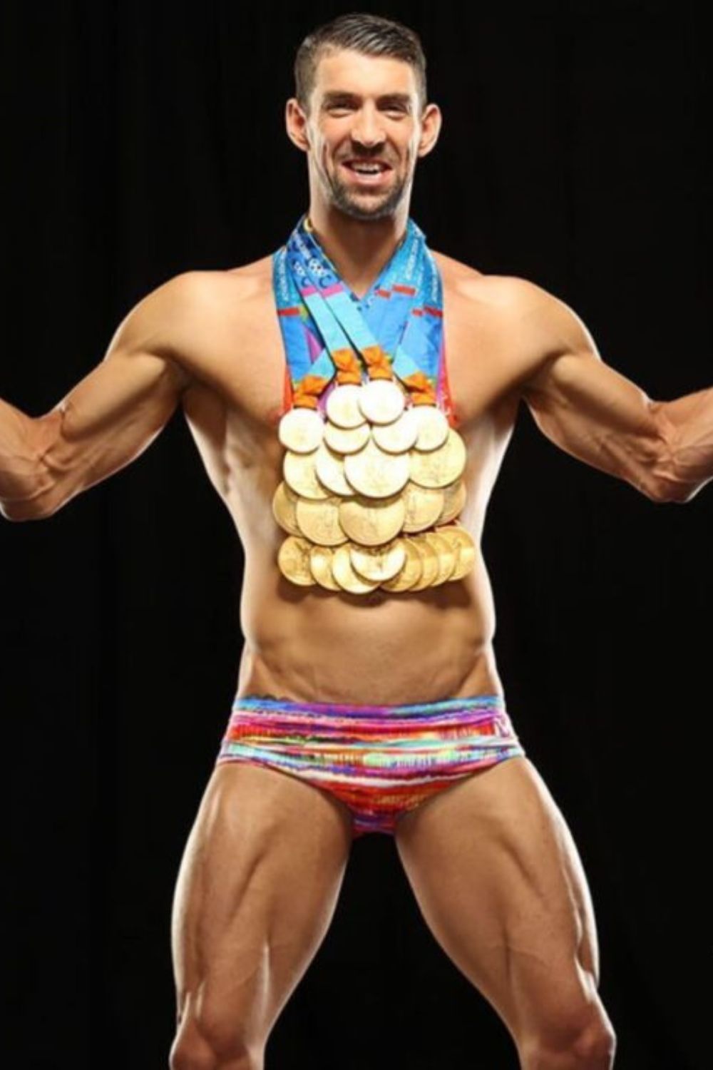 Twenty-eight Times Olympics Gold Medalist Michael Phelps. 
