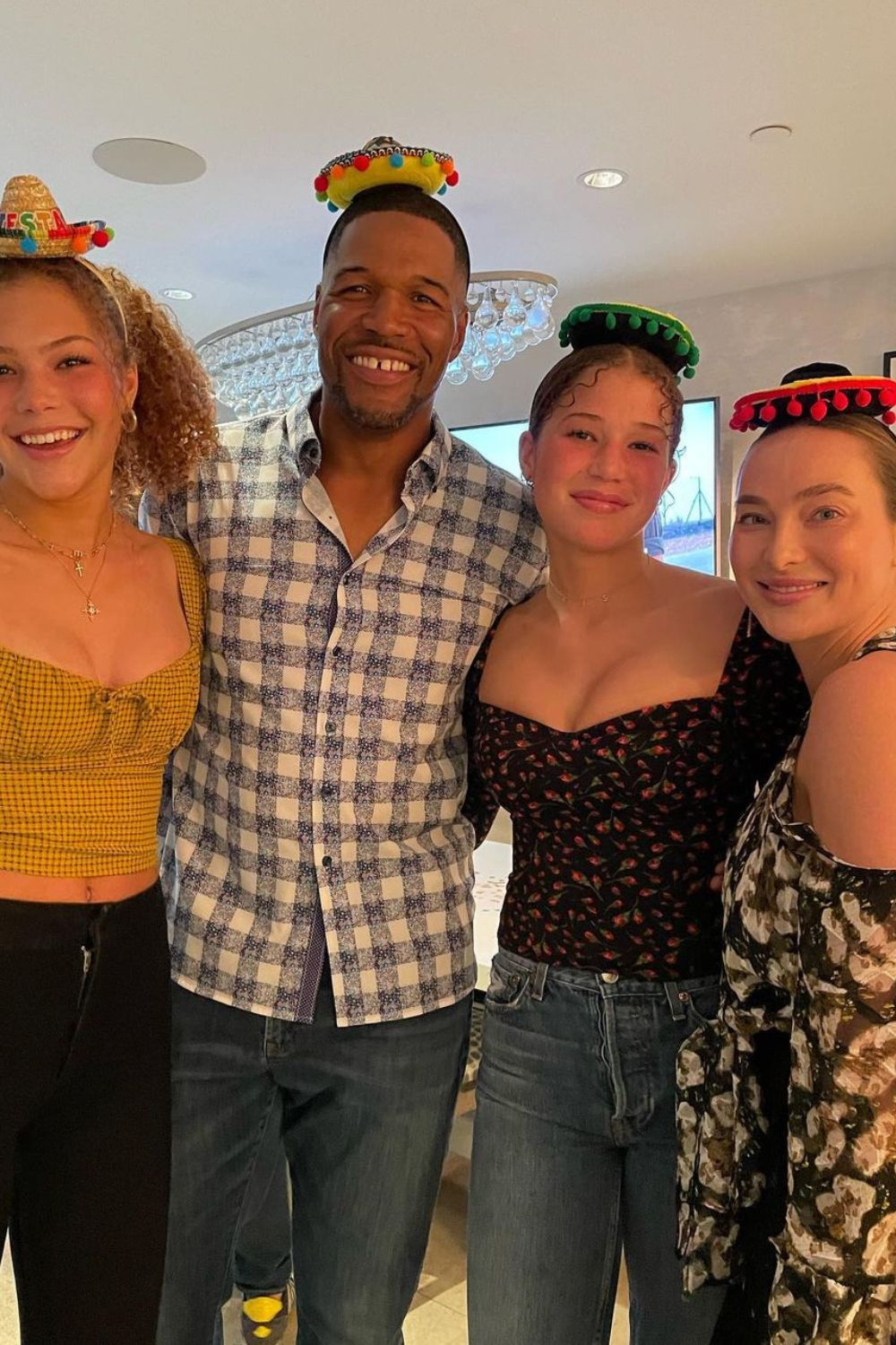 Kayla With Michael And His Daughters 