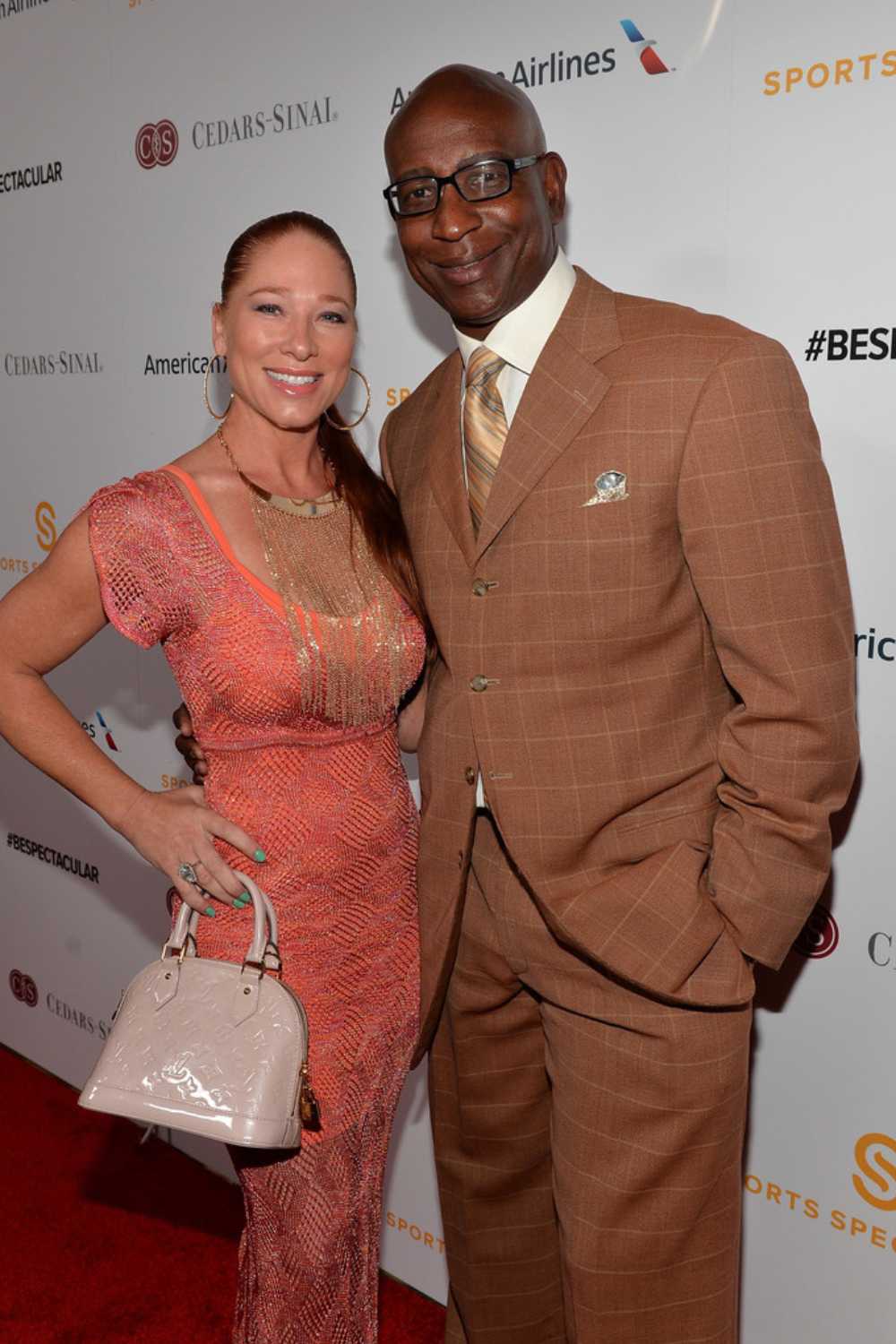 Eric Dickerson With His Wife Penny Sutton