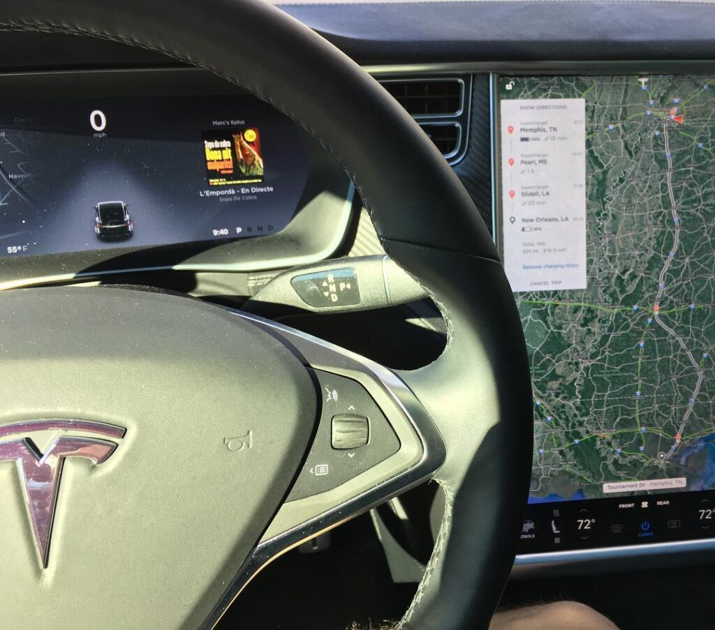 NBA star shared his Tesla car on Instagram (Source: Instagram)