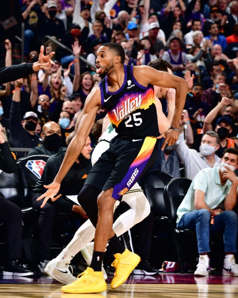 Mikal Bridges during the game (Source: Instagram)