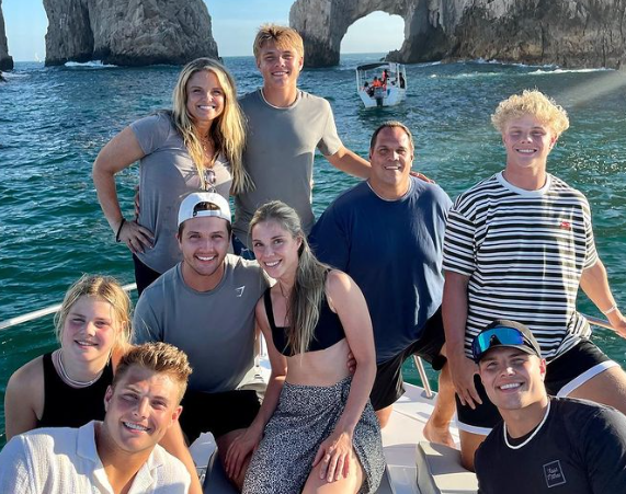 Wilson on the trip to Mexico with his family (Source: Instagram)