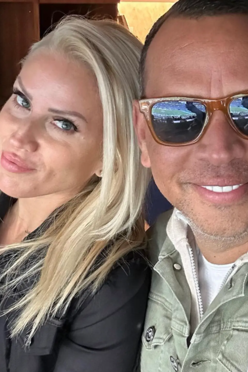 Jac Cordeiro And Alex Rodriguez Attend The Dolphins-Packers Game On Dec. 25, 2022