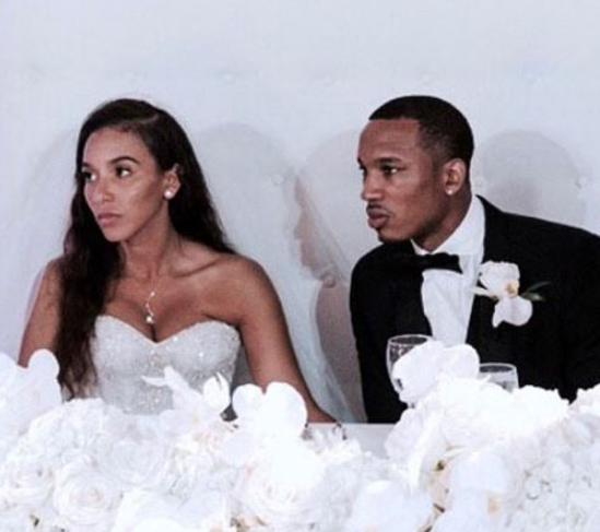 Avery with his wife Ashley Lauren Bradley in their wedding (Source : Celebrities Infoseemedia)