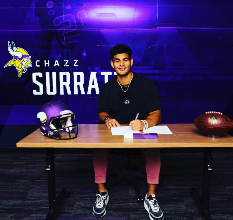 All About NFL Player Chazz Surratt!