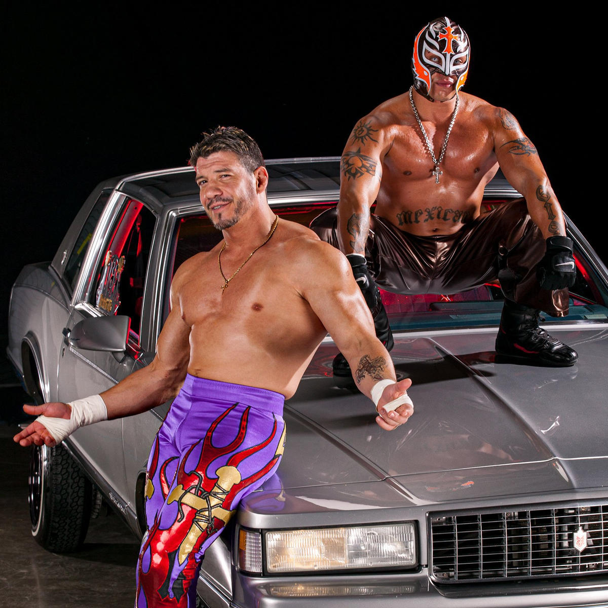 Eddie With His Best Friend Rey Mysterio 