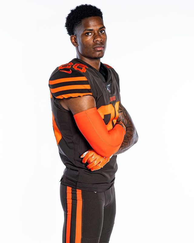Greedy Williams with the Cleveland Browns