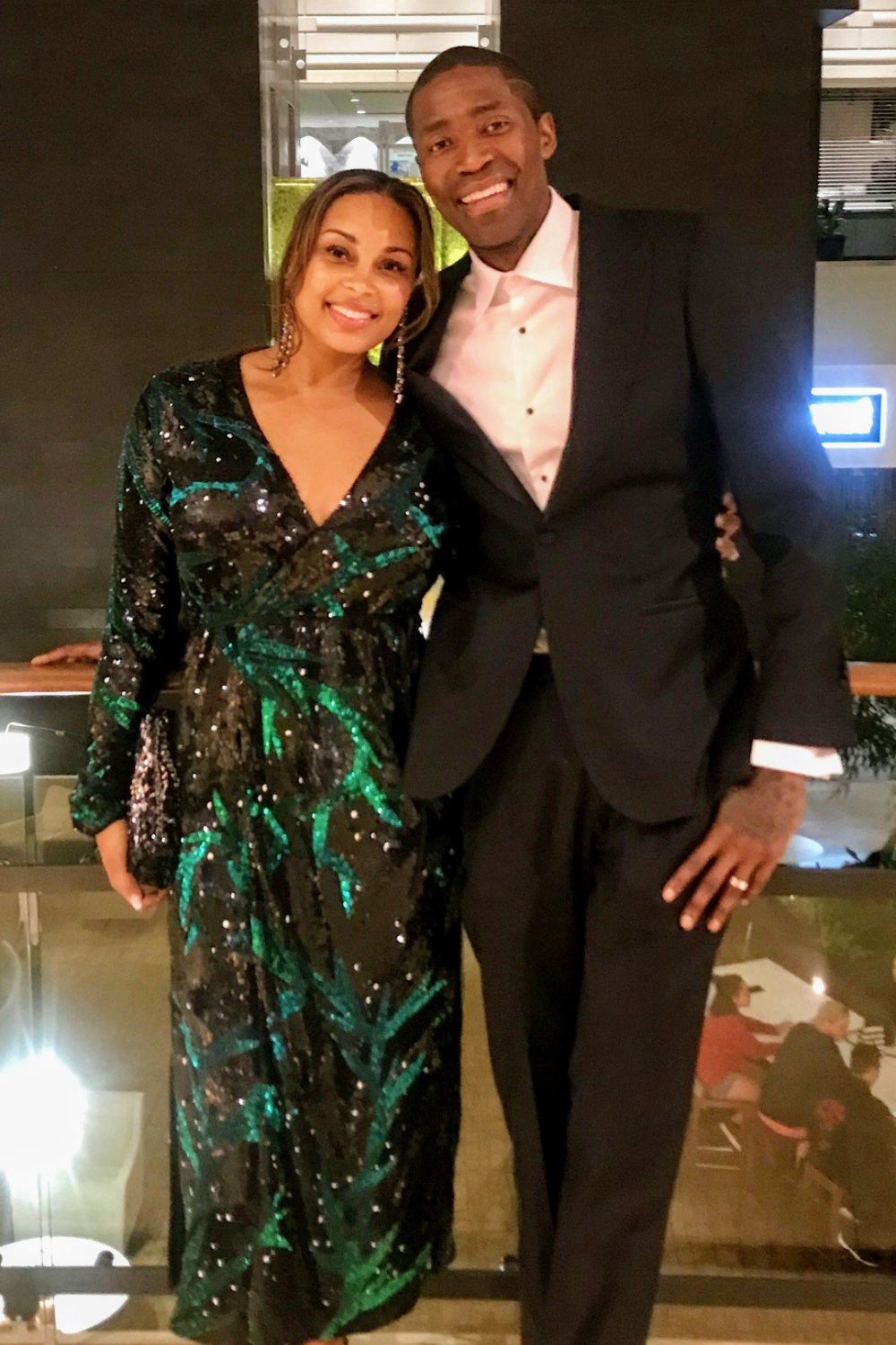 Jamal Crawford And His Wife