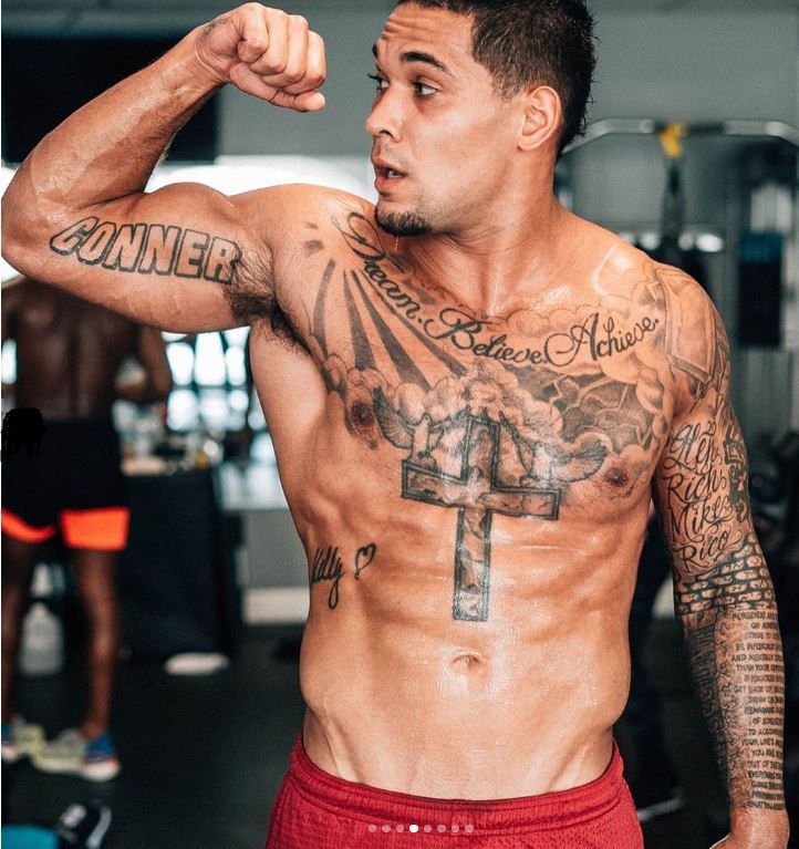 James Conner has a body carved with tattoos