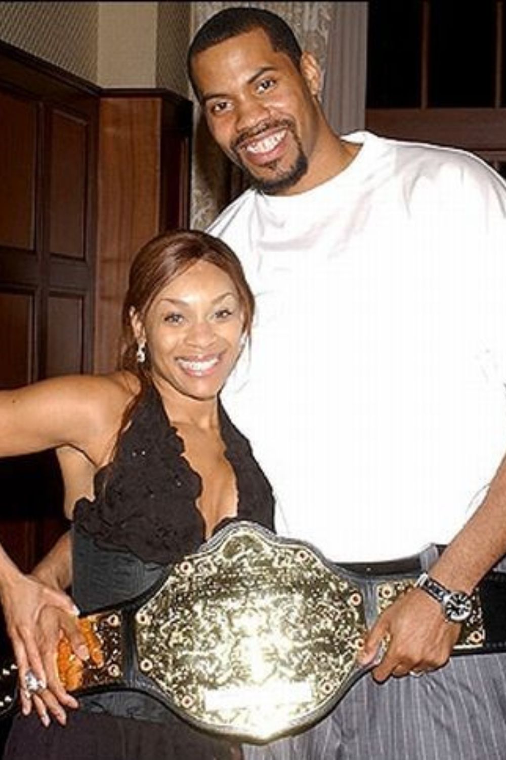 Rasheed Wallace With His Ex Wife Fatima Sanders