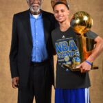 Stephen Curry With A Legend