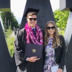 Drew Sample graduates from the College