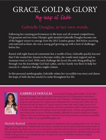 Gabby Douglas's Book Grace Bold and Glory