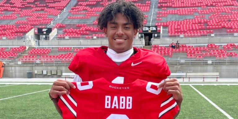 Kamryn Babb, A College Footballer Of Ohio State Buckeyes