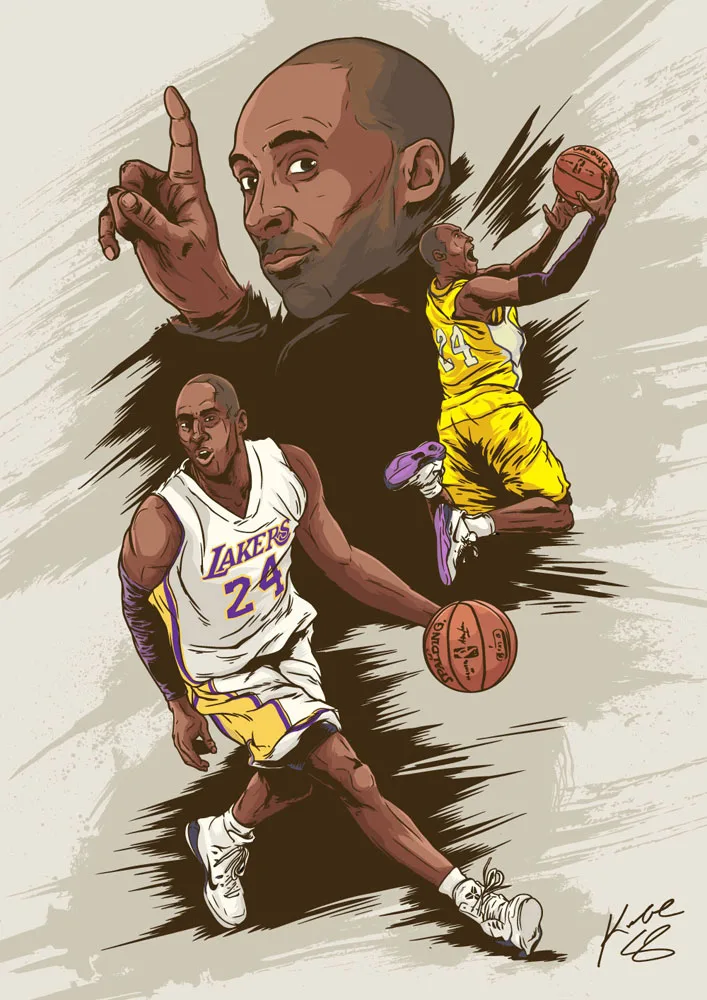 Kobe Bryant| Fan Art (Source: Domestika)