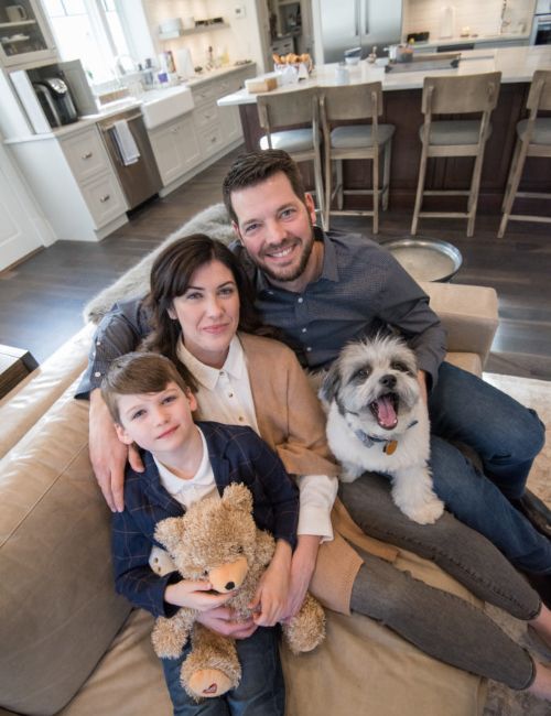 MLB Star Rich Hill With His Wife And Son Brice