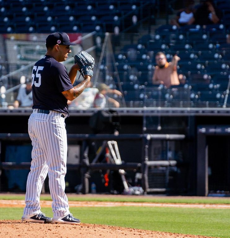 Nestor Cortes On The Field