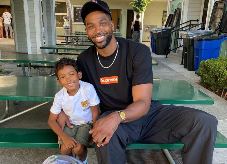Prince Thompson With His Father Triston