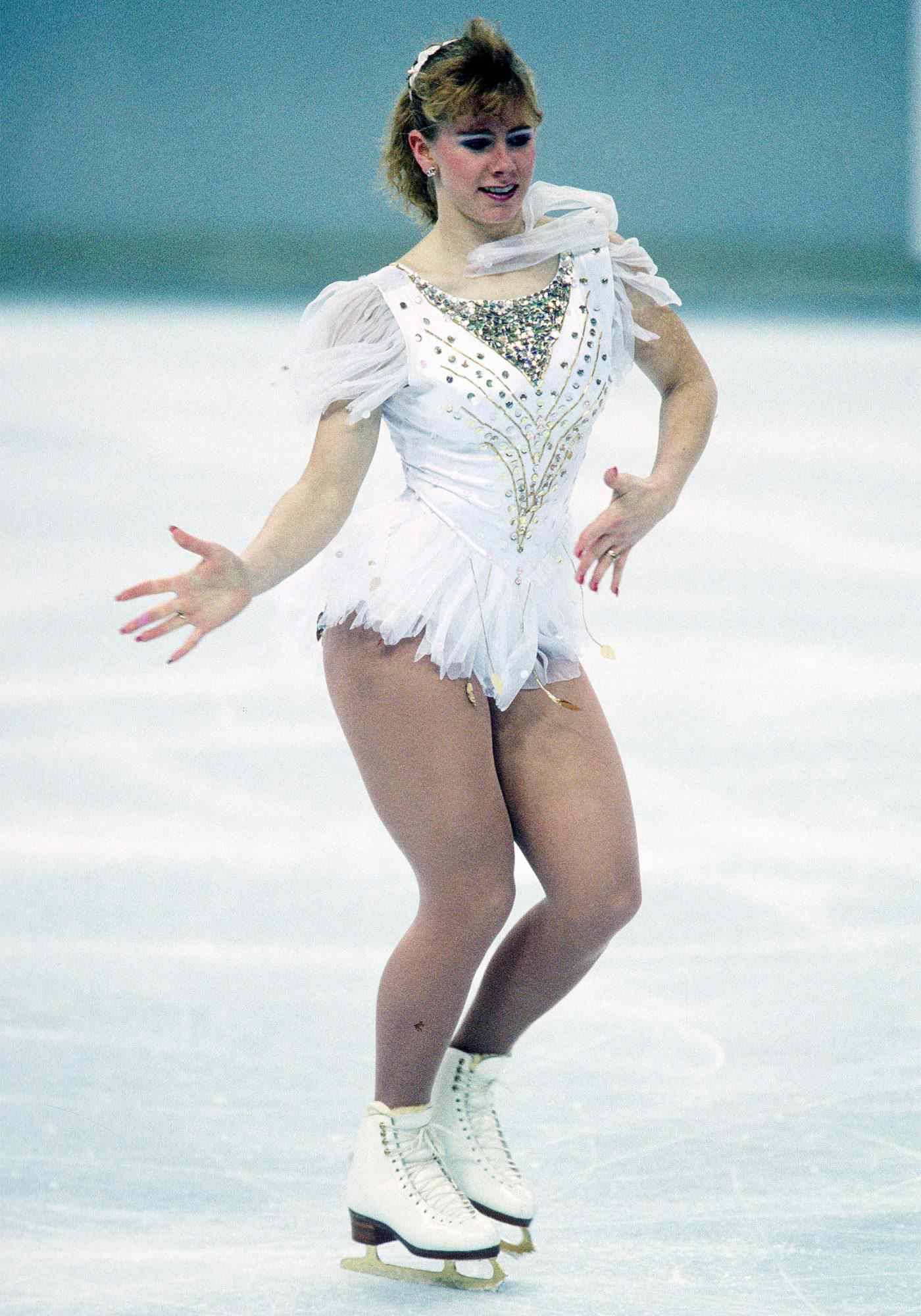 Tonya Harding Performing In The Ice-Skating
