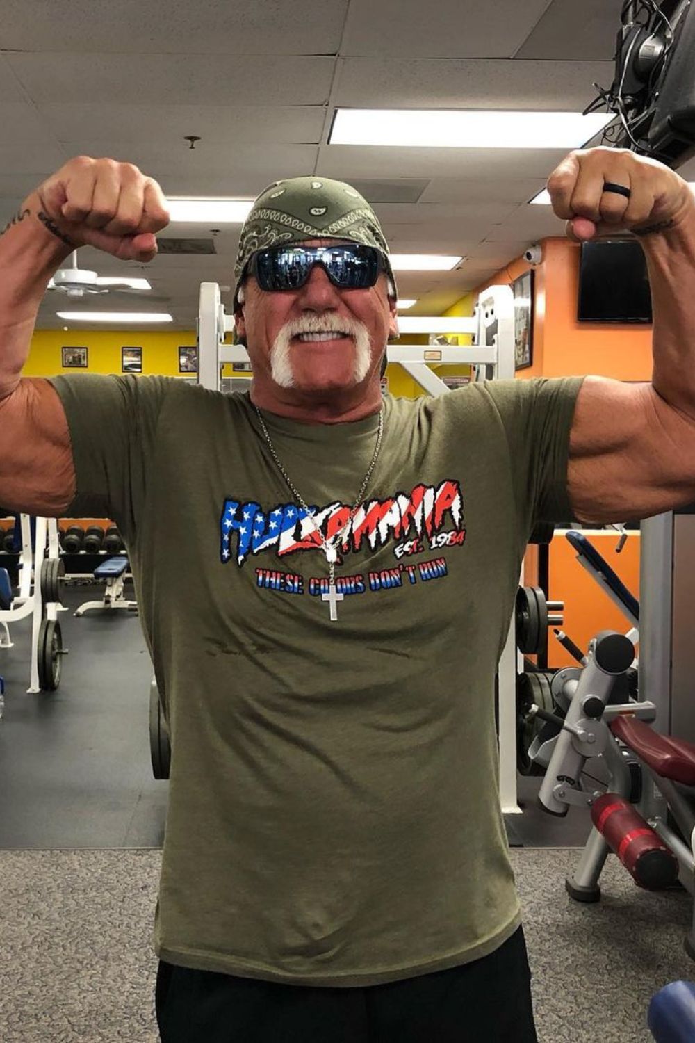 Hulk Hogan In The Gym 