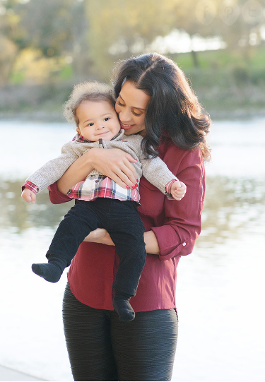 Vince Carter's Wife & Son