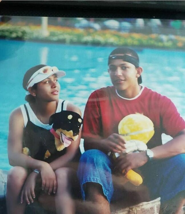 Younger Miguel and Rosangel Cabrera (Source: Instagram)