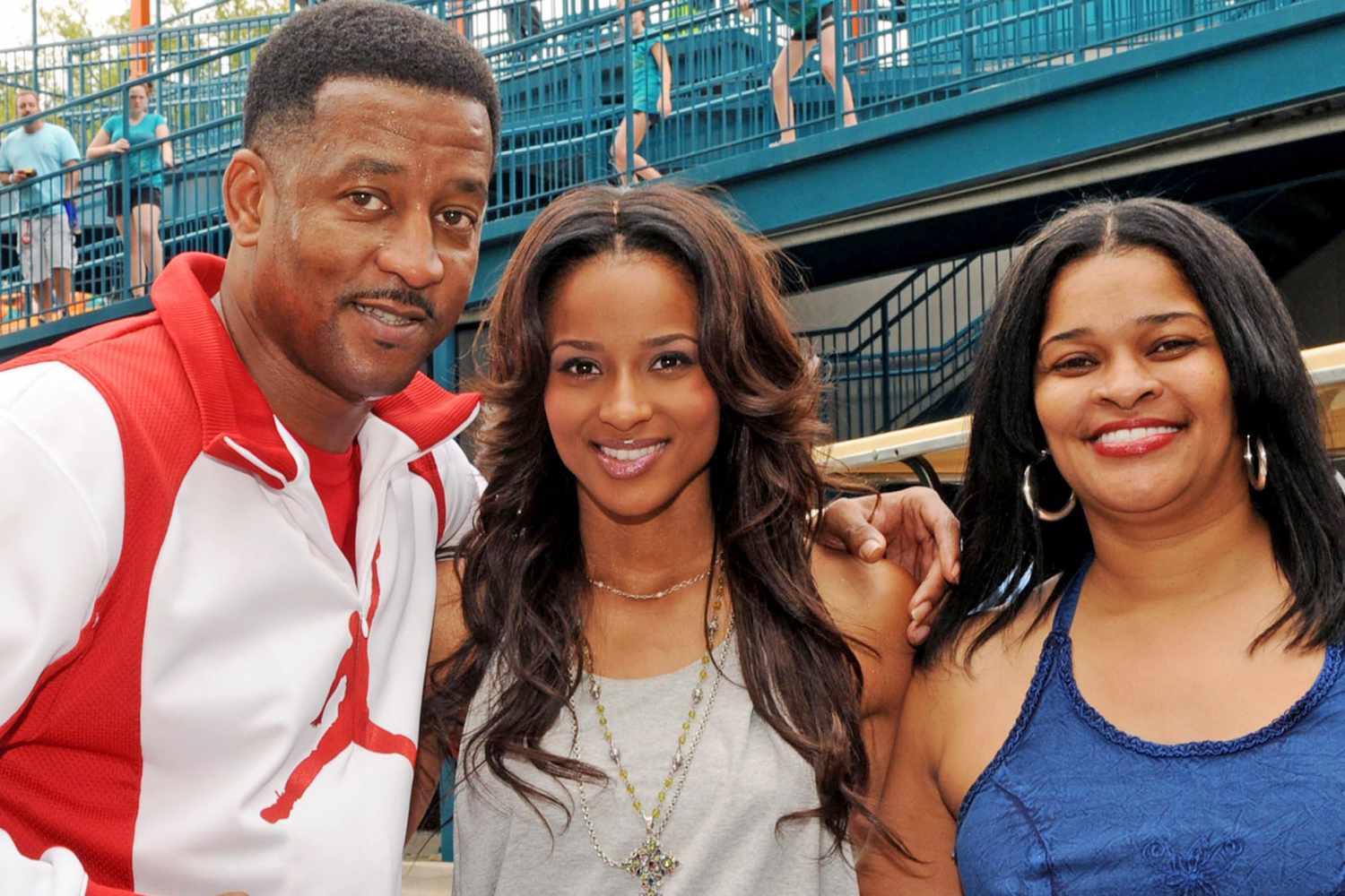 Ciara With Her Parents Carlton Harris And Jackie Harris 