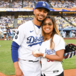 Mookie Betts With His Wife Brianna Hammonds