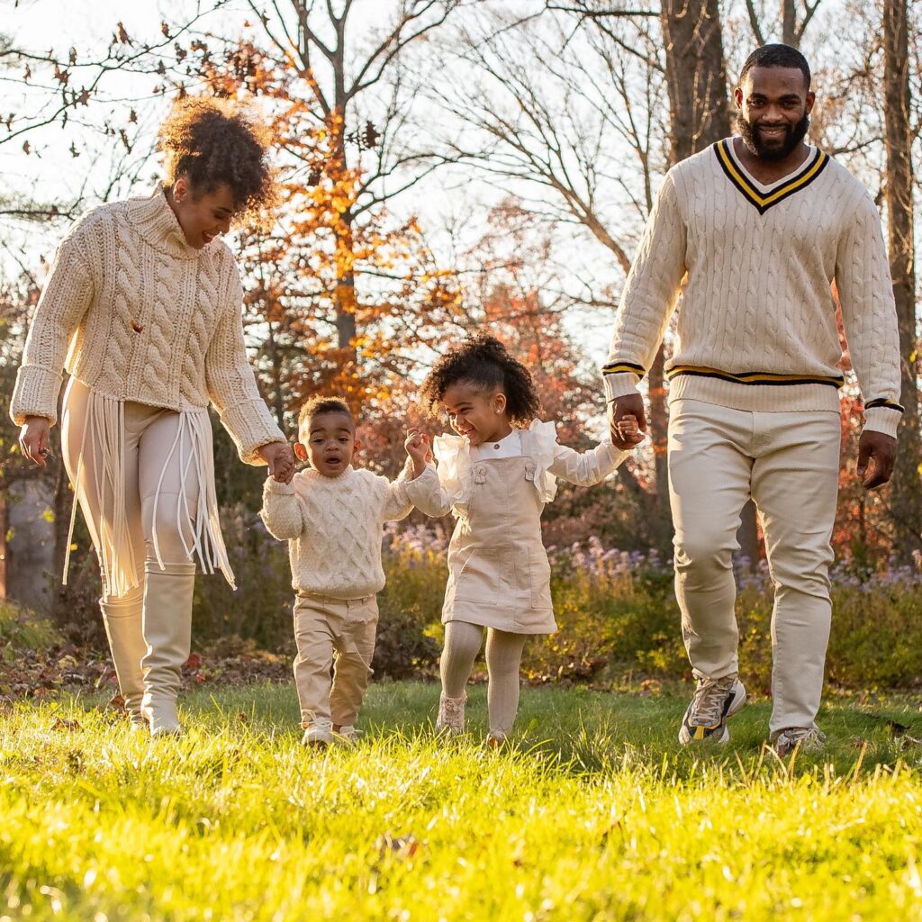 Carlyne Graham With Her Husband And Children